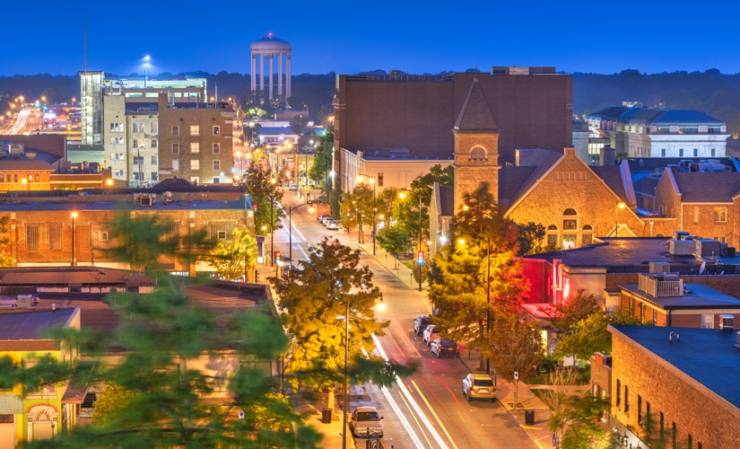 Columbia Missouri downtown