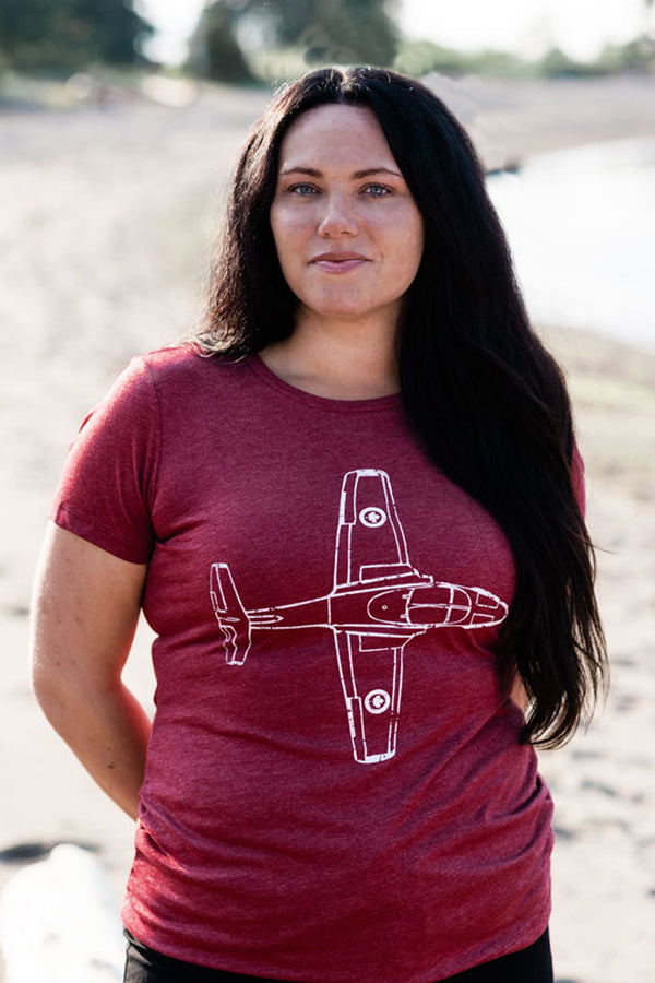 Canadian Snowbird T-shirt - Womens - Ole Originals Clothing Co.