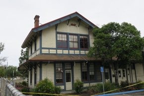 Terracon engineers assist with the moving of an historic building.