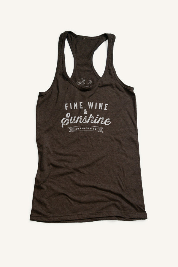 Fine Wine Okanagan 2019 Tank - Womens - Ole Originals Clothing Co.