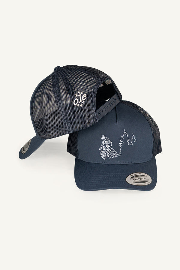 One Line Mountain Bike Trucker Cap