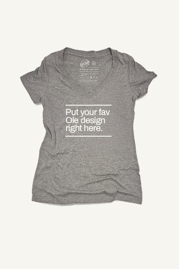 Made To Order V-neck T-shirt (Womens)