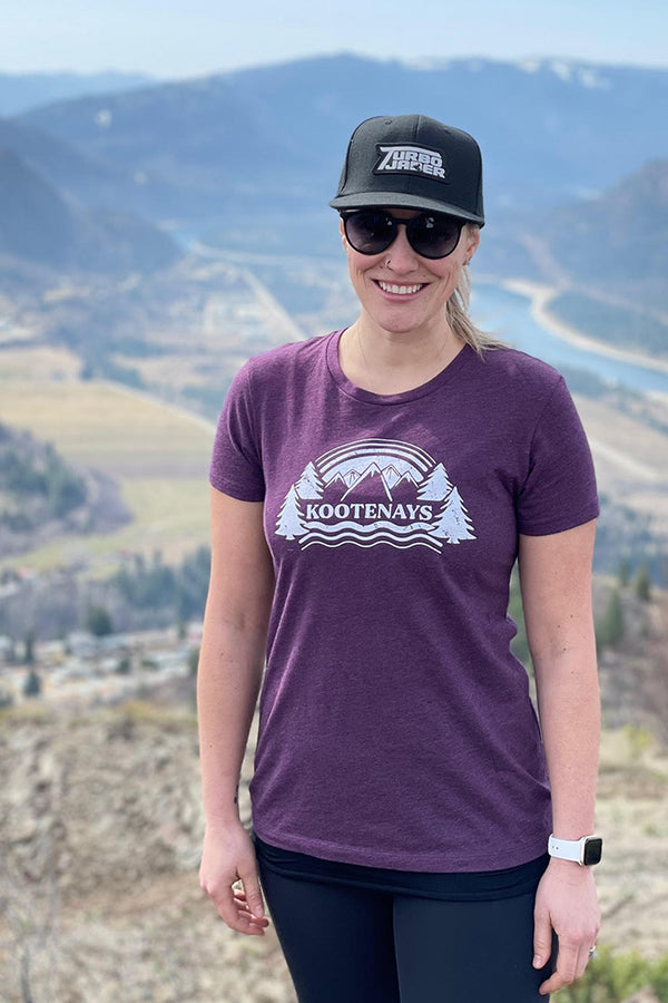 Kootenays T-shirt - Womens - Ole Originals Clothing Co.